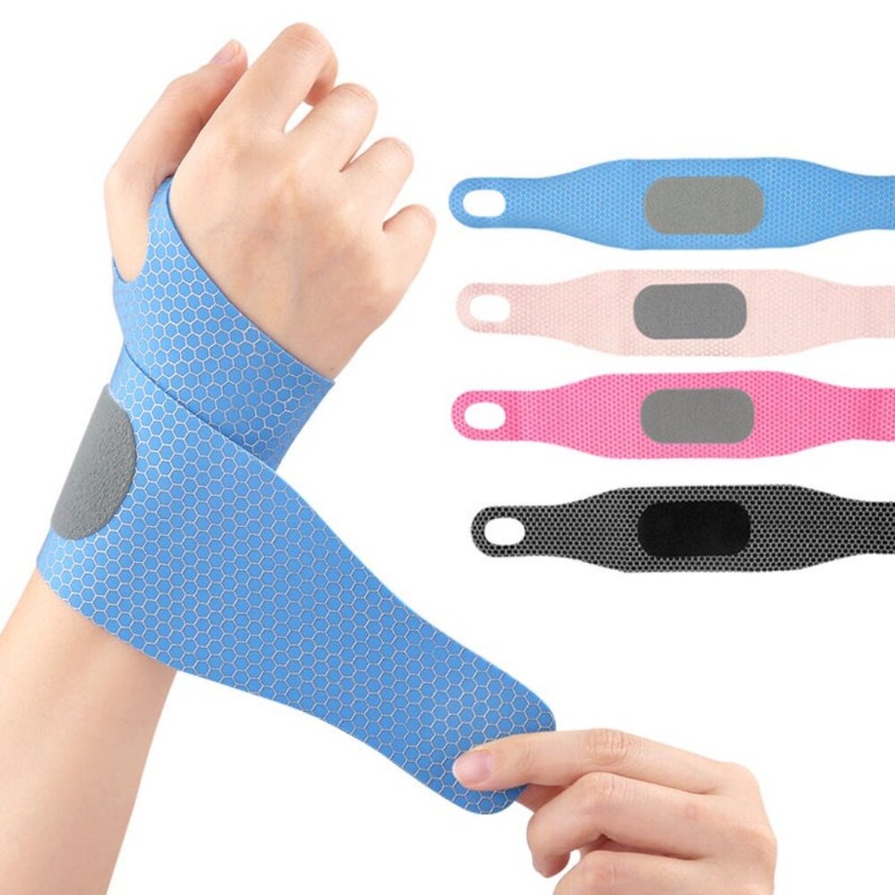 Breathable Wrist Band Adjustable velcro straps Stabilizer Ultra Wrist Brace1Pack